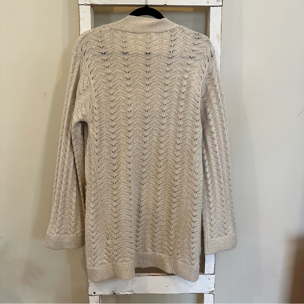 Johnny Was Cashmere & Linen Cardigan-Perfect for Spring - Picture 2 of 4